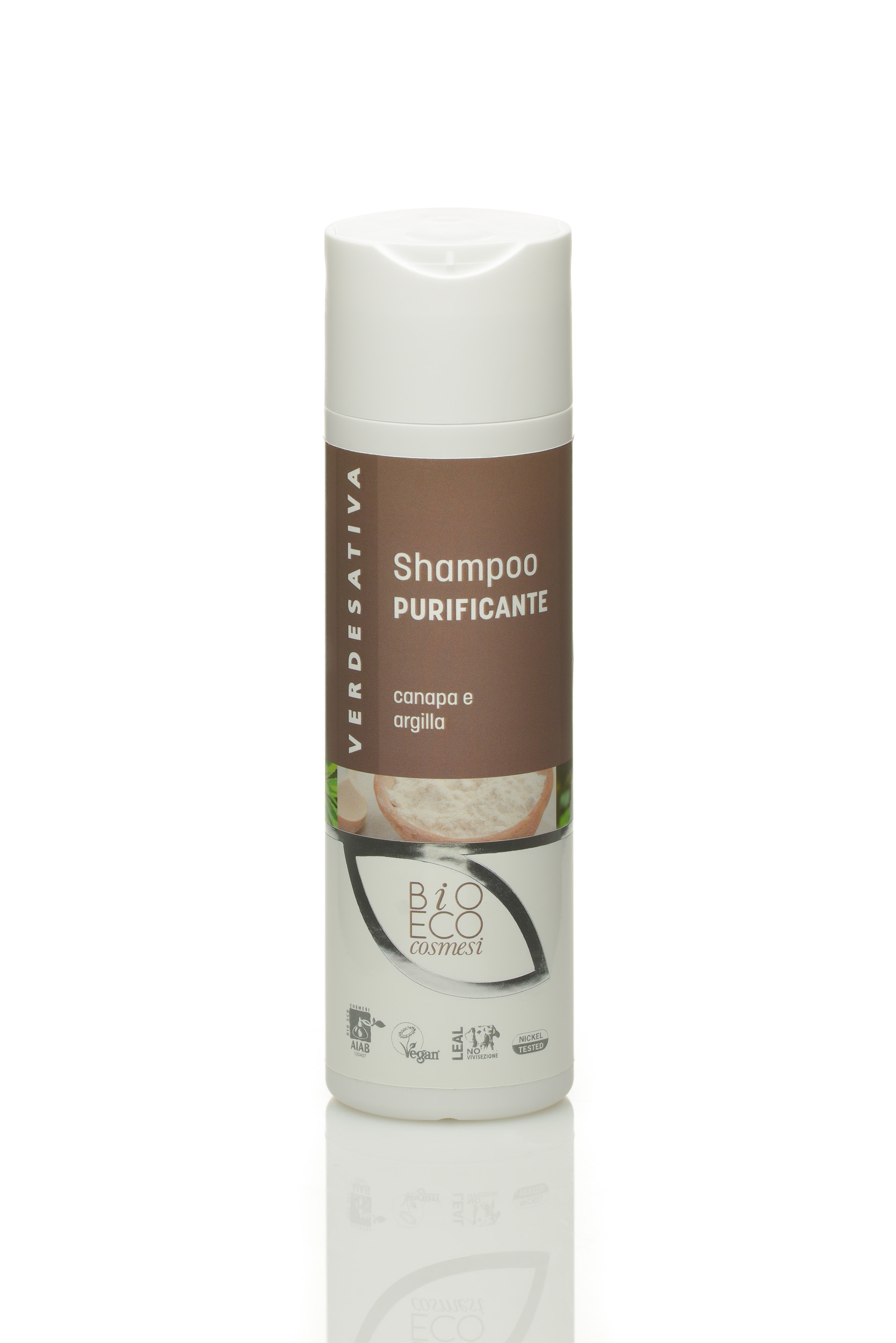 Shampoo Crema purificante argilla 100% naturale e bio degradabile - 200ml