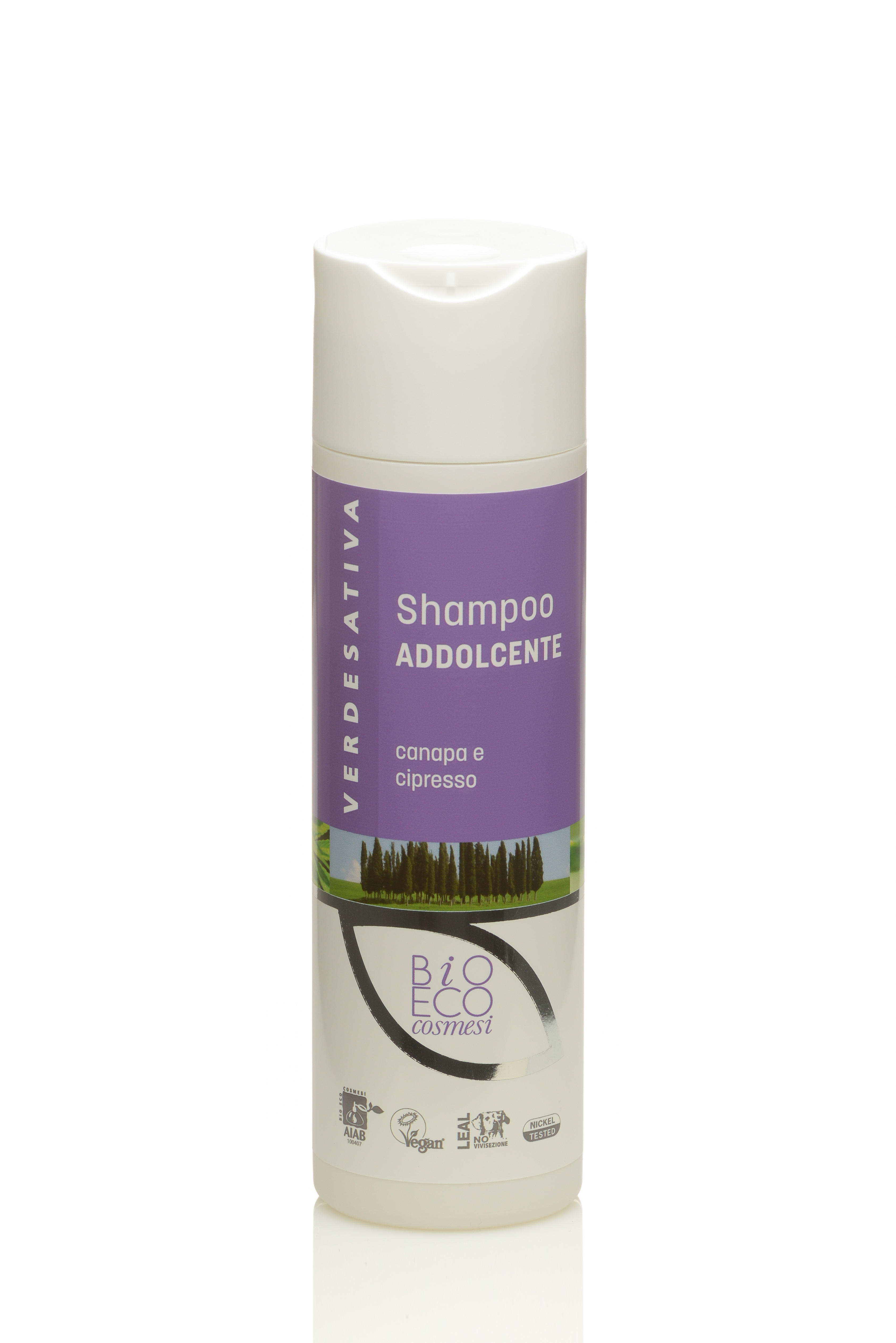 Shampoo addolcente al cipresso 100% naturale e bio degradabile - 200ml