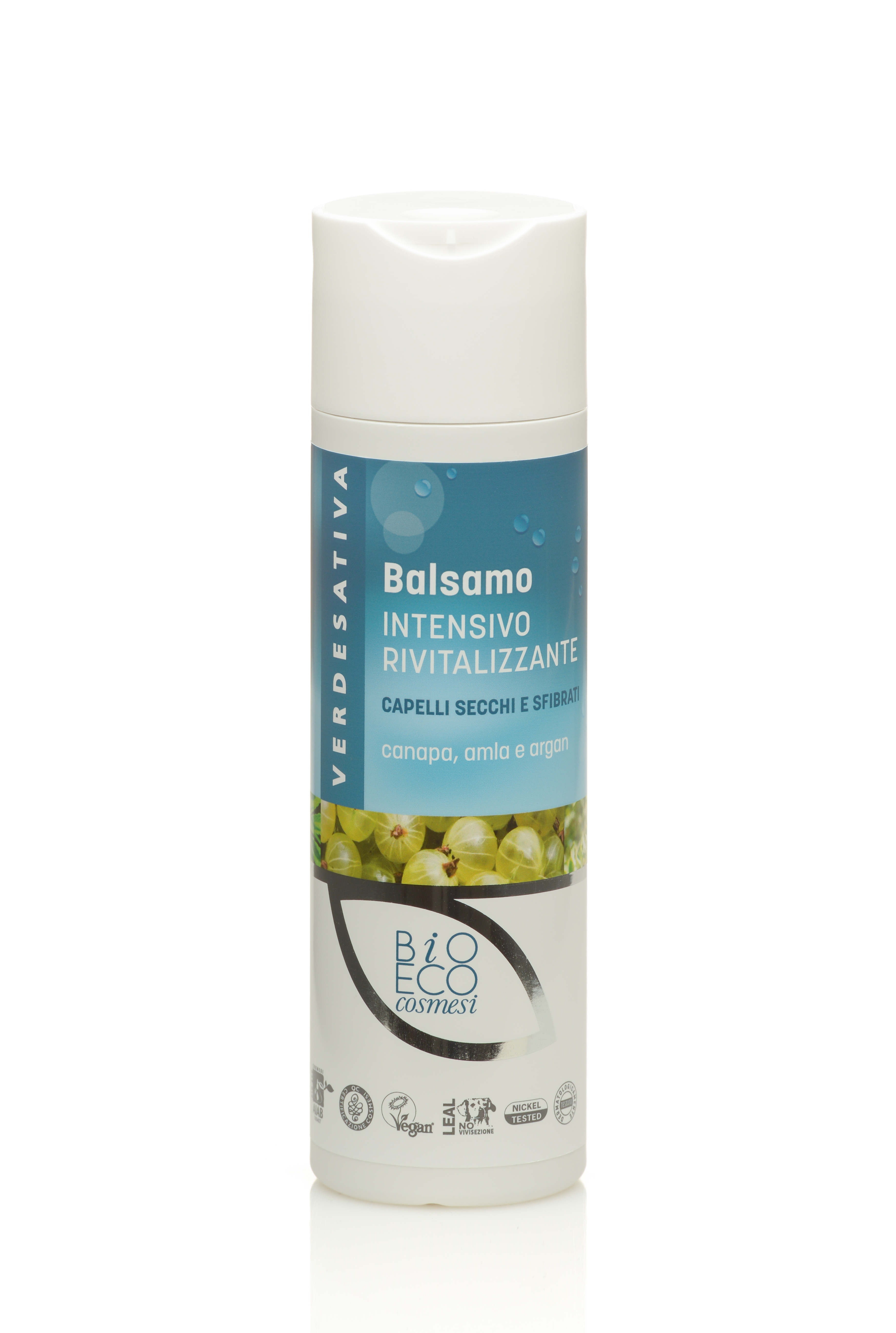 Bio balsamo intensivo rivitalizzante canapa, amla e argan - 200ml