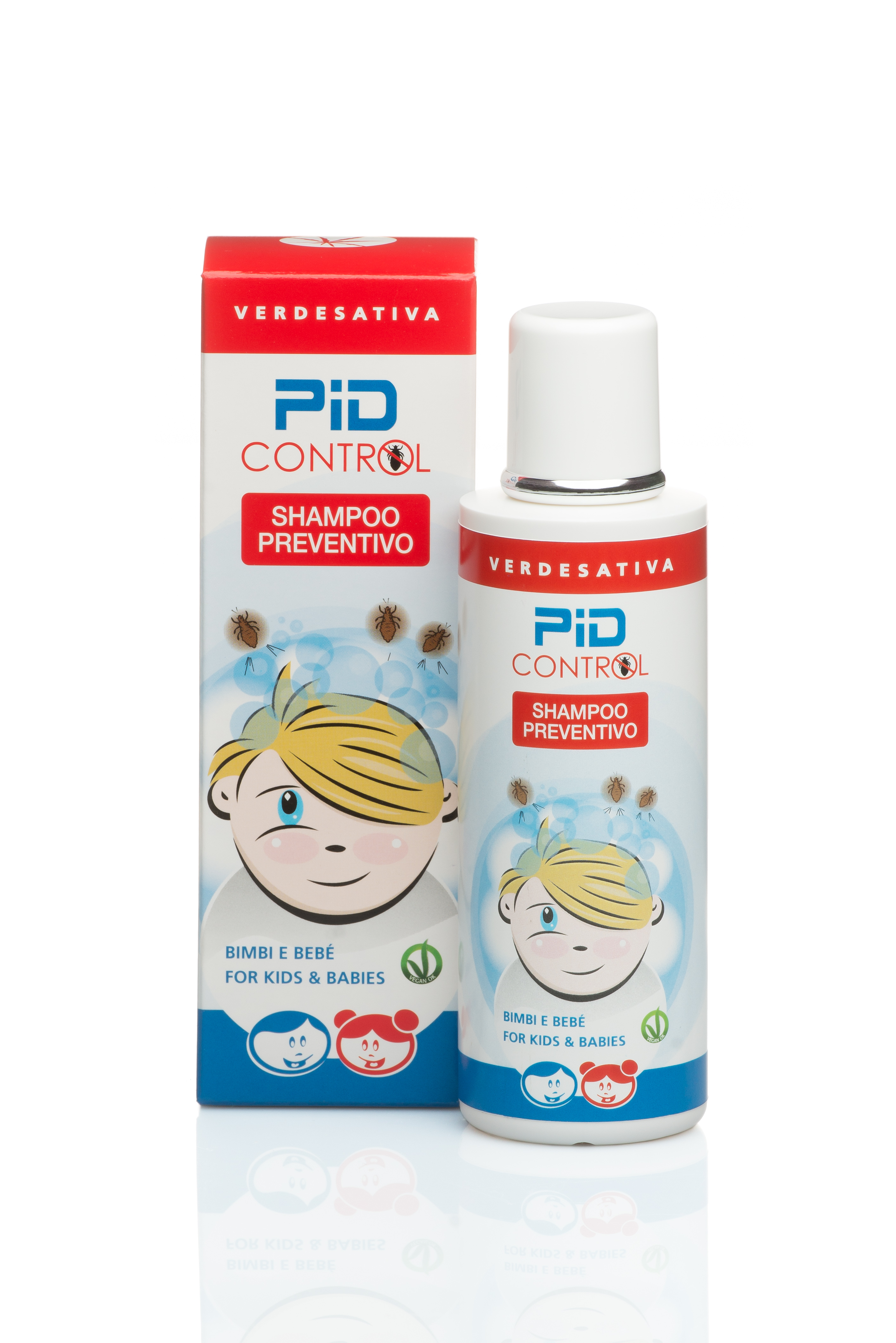 Shampoo per bambini preventivo pidocchi 100% naturale e bio degradabile - 200ml