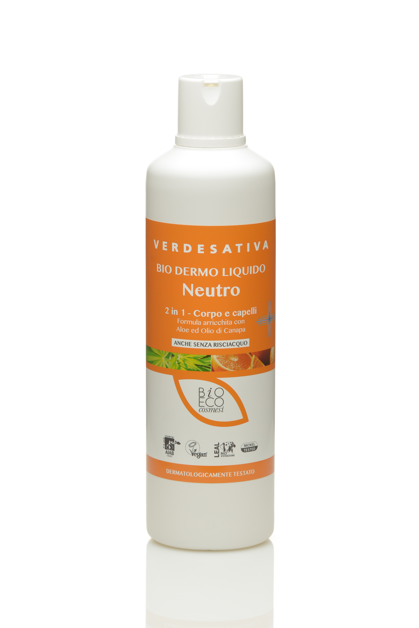 Detergente neutro Bio Dermoliquido, Corpo e Shampoo - 1lt