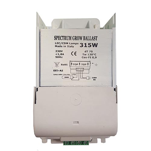 Alimentatore Spectrum Grow Ballast 315W