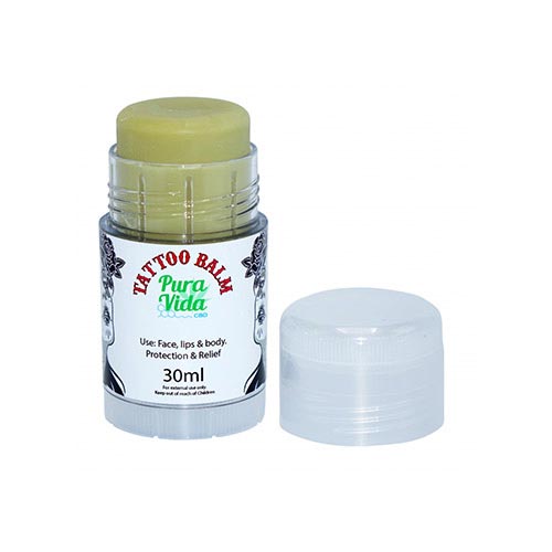 Balsamo per tatuaggi CBD Tattoo, Pura Vida, biologico in Stick 30 ml