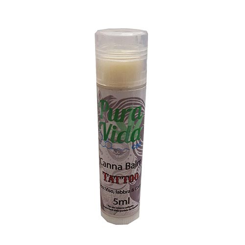 Balsamo per tatuaggi CBD Tattoo Pura Vida, biologico in Stick 5 ml