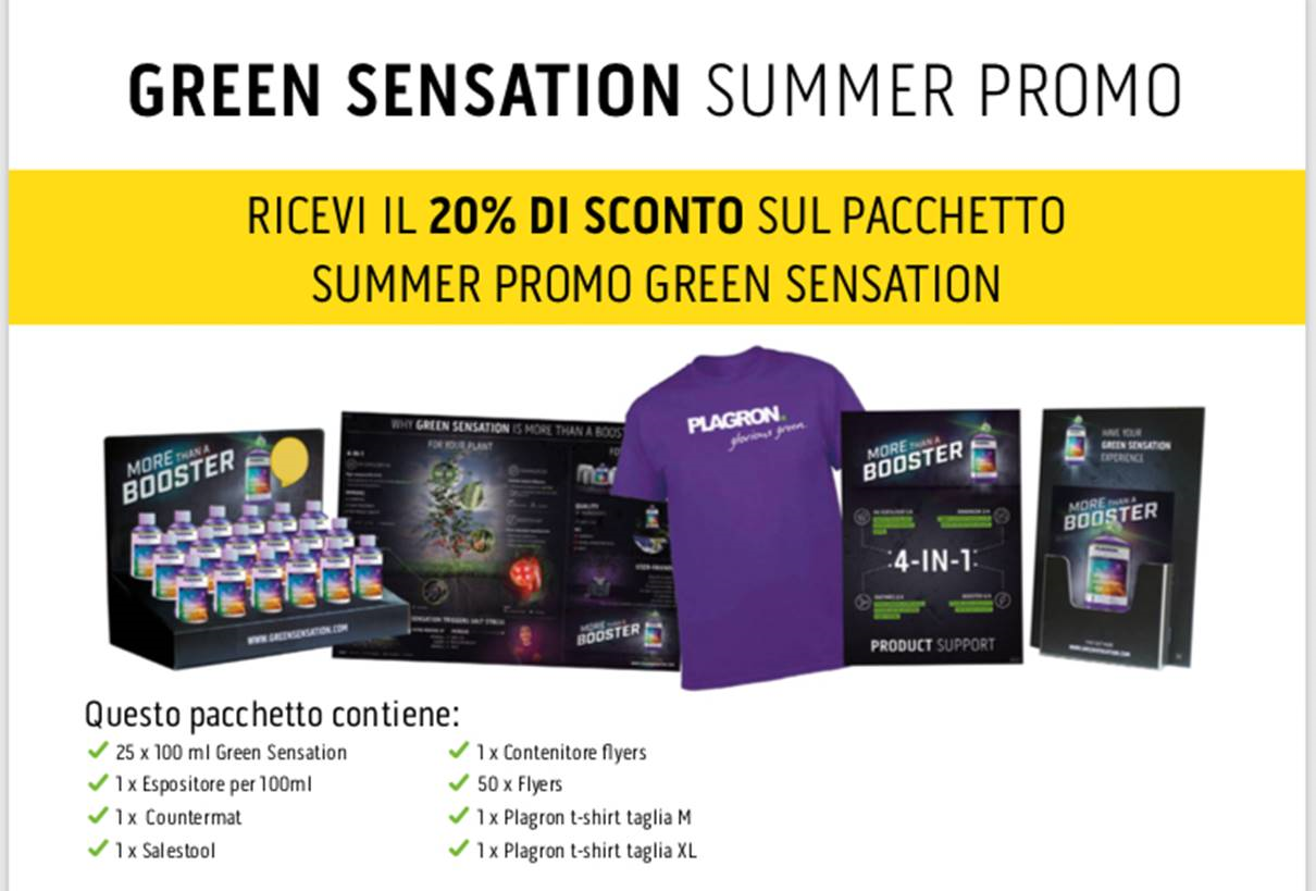 Green Sensation Plagron Summer Promo