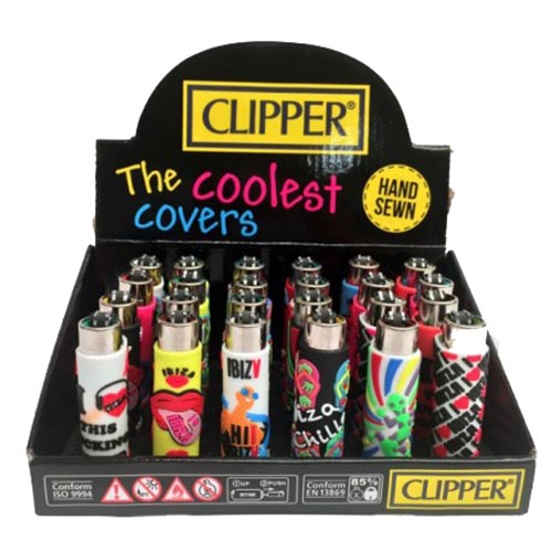 Box Accendino Clipper Gommati POP Love Ibiza