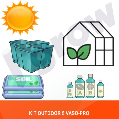 Kit Outdoor 5 Vasi - PRO