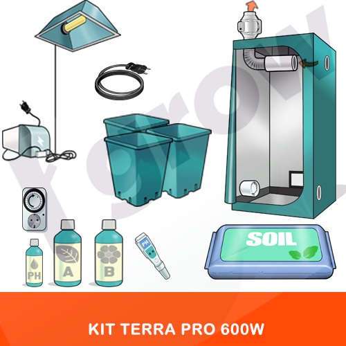 Kit Indoor Terra 600W - PRO