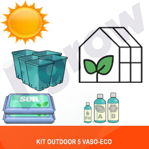 Kit Outdoor 5 Vasi - ECO