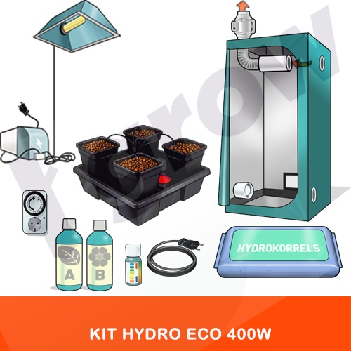 Kit Indoor Idroponica 400W - ECO