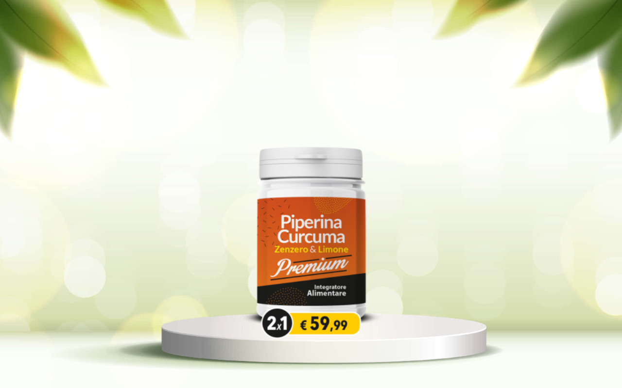 Prova la sinergia detox di piperina e curcuma per regolarità intestinale e benessere