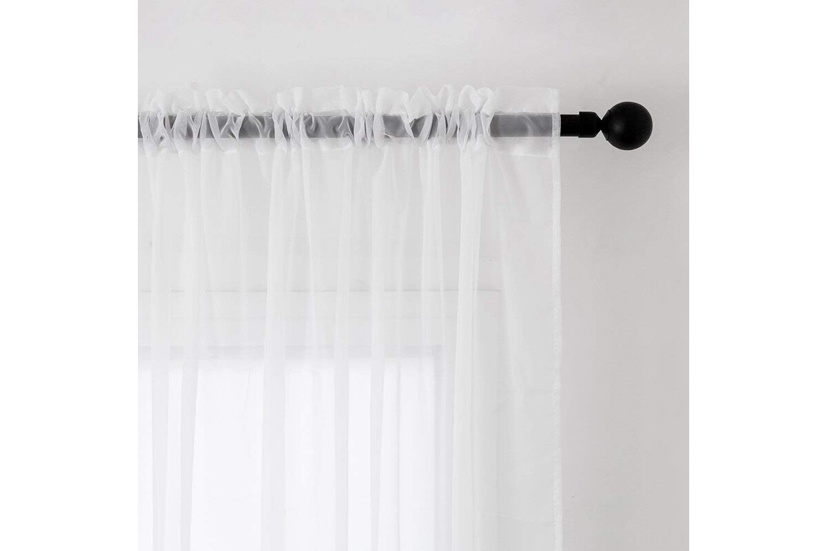 Scegli eleganza e risparmia: 2 tende MIULEE trasparenti a prezzo speciale per rinnovare casa senza spendere di più