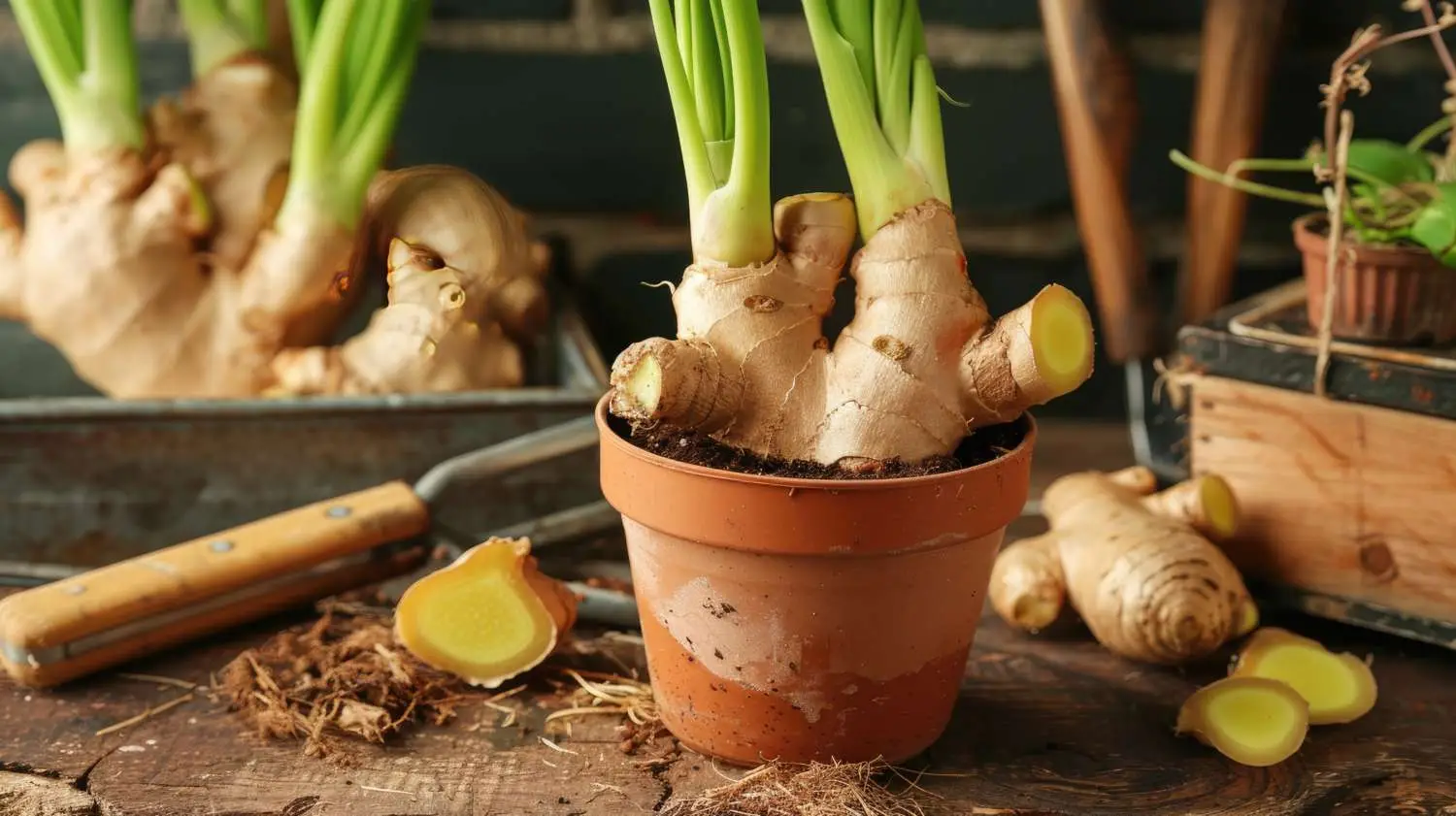 Come si fa a coltivare lo zenzero in vaso partendo da una radice del supermercato?